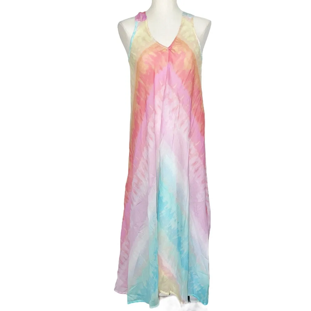 NWT Beach By BeachLounge Tie Dye Maxwell SwimCover Yellow Size XS - Image 3