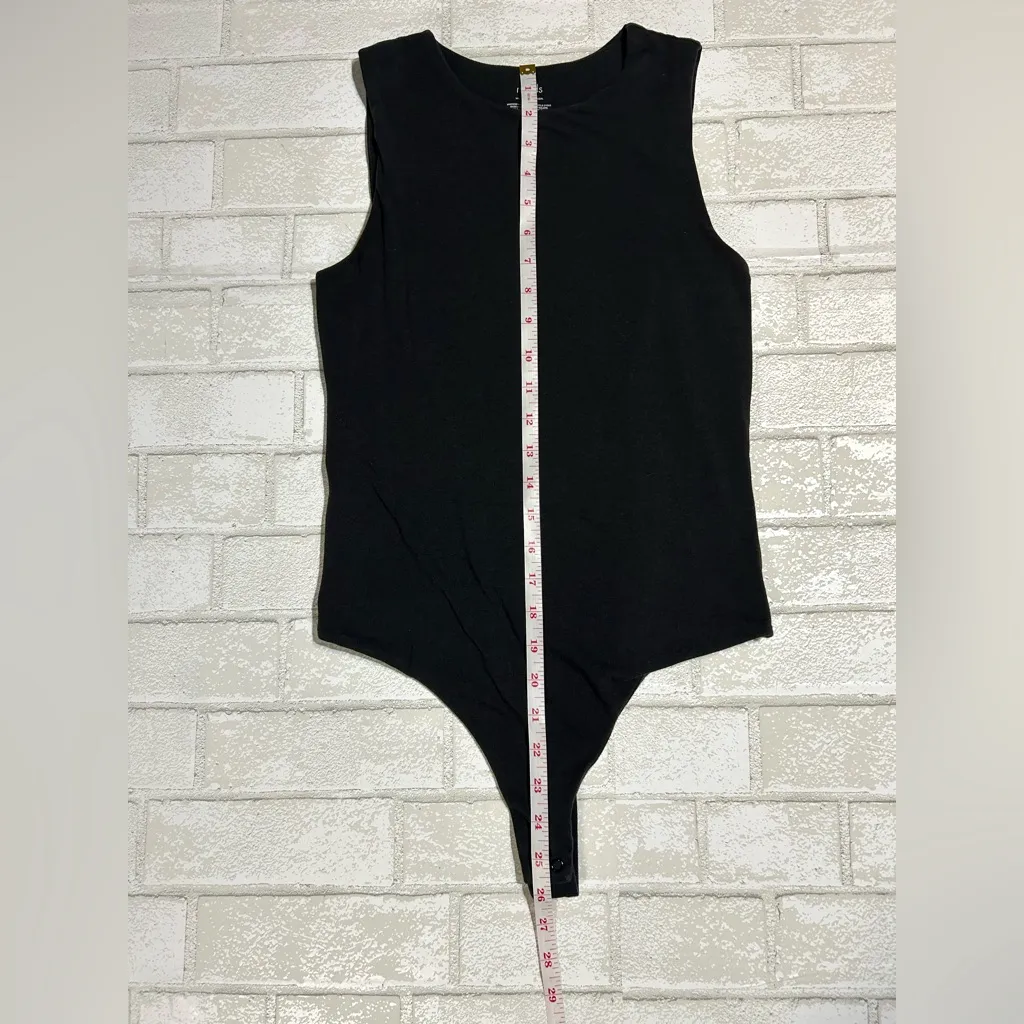 Nuuds Women's Black Sleeveless Bodysuit - Image 5