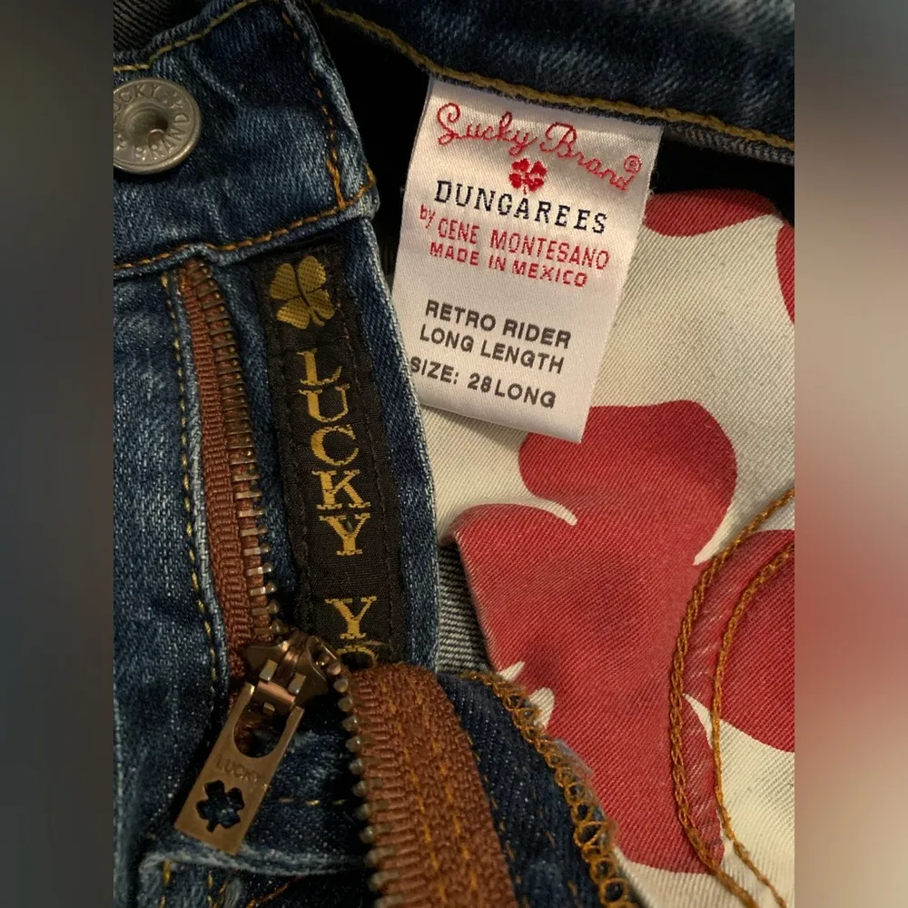 retro rider long length jeans size 28 long - Image 11