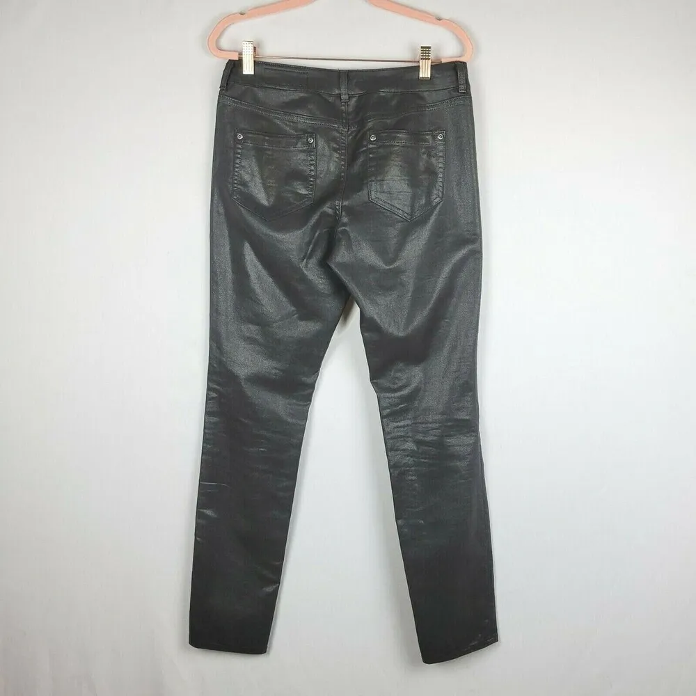 Turo Vince Camuto Waxed Leggings Black Size 27/4 - Image 3