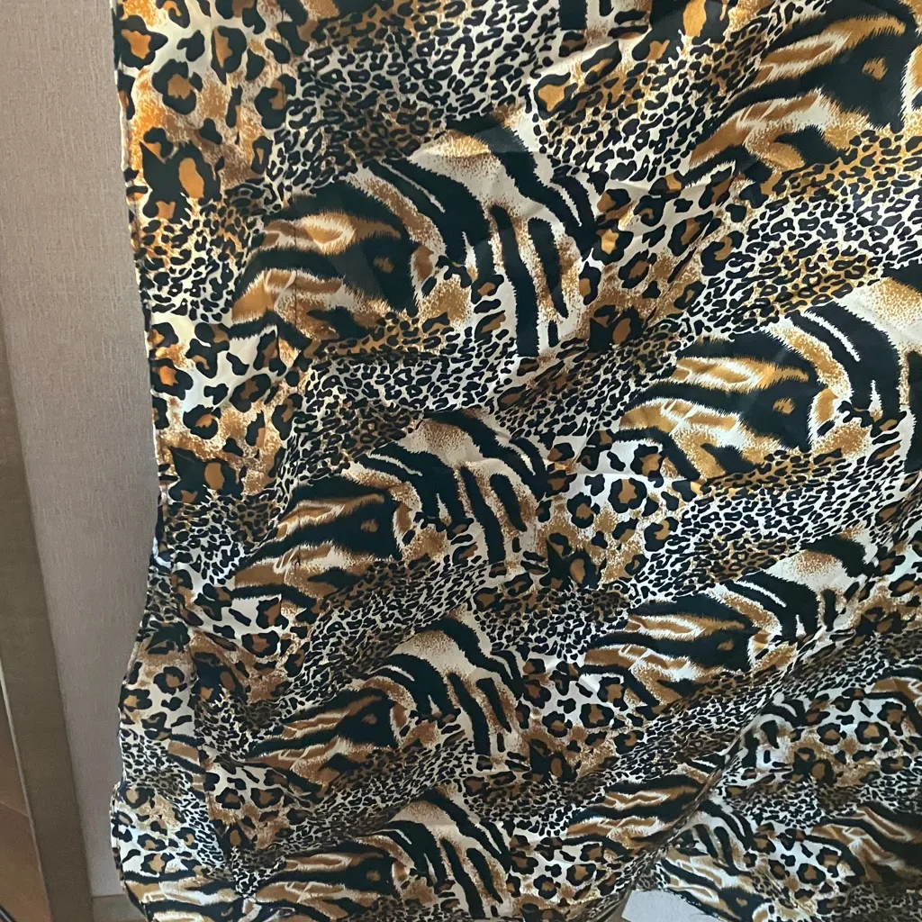 Santé Classics Leopard Print caftan with embellished neckline Black Size undefined - Image 5