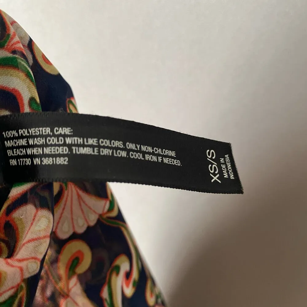 The‎ Webster Miami sz S kimono robe mini dress Red - Image 7