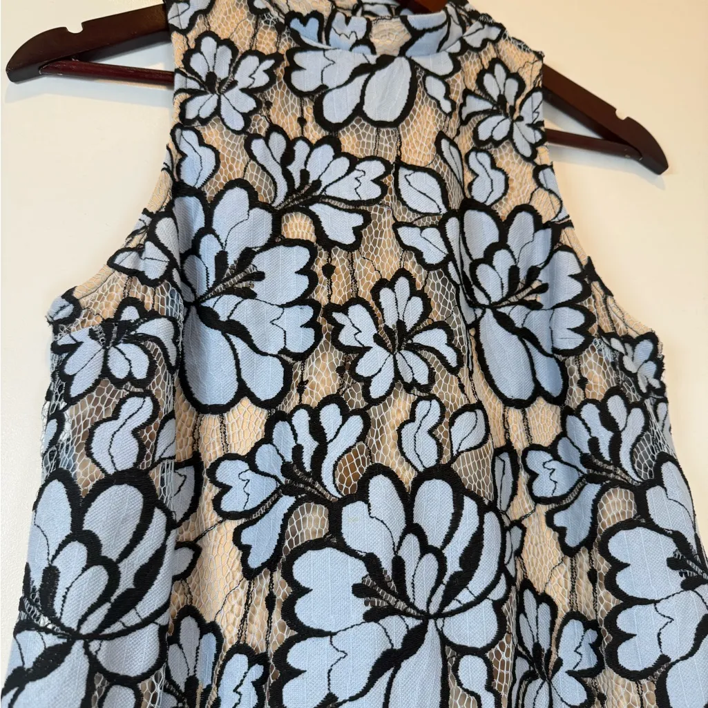 Anthropologie/ Plenty by Tracy Reese Floral Sleeveless Dress - Blue and Black - Image 2