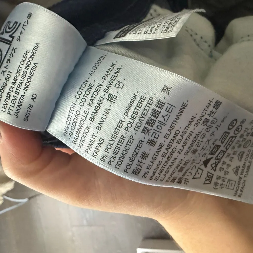 Levi’s Women’s 33 Dark Denim 529 Curvy Bootcut Jeans - Image 5