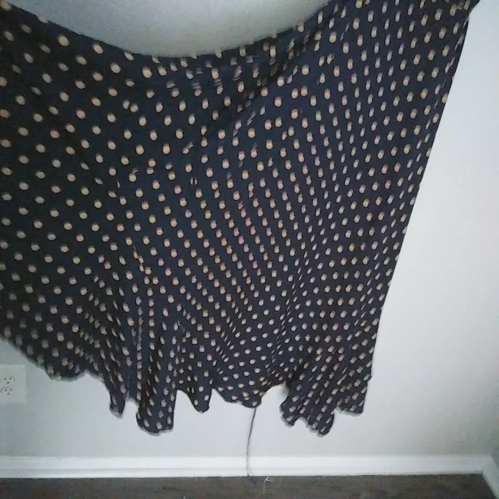 VICI S Butterfly Sleeved Dot Brown Gold Maxi Wrap Dress - Image 6