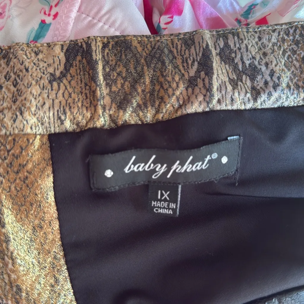 Y2K baby phat python skirt - Image 5