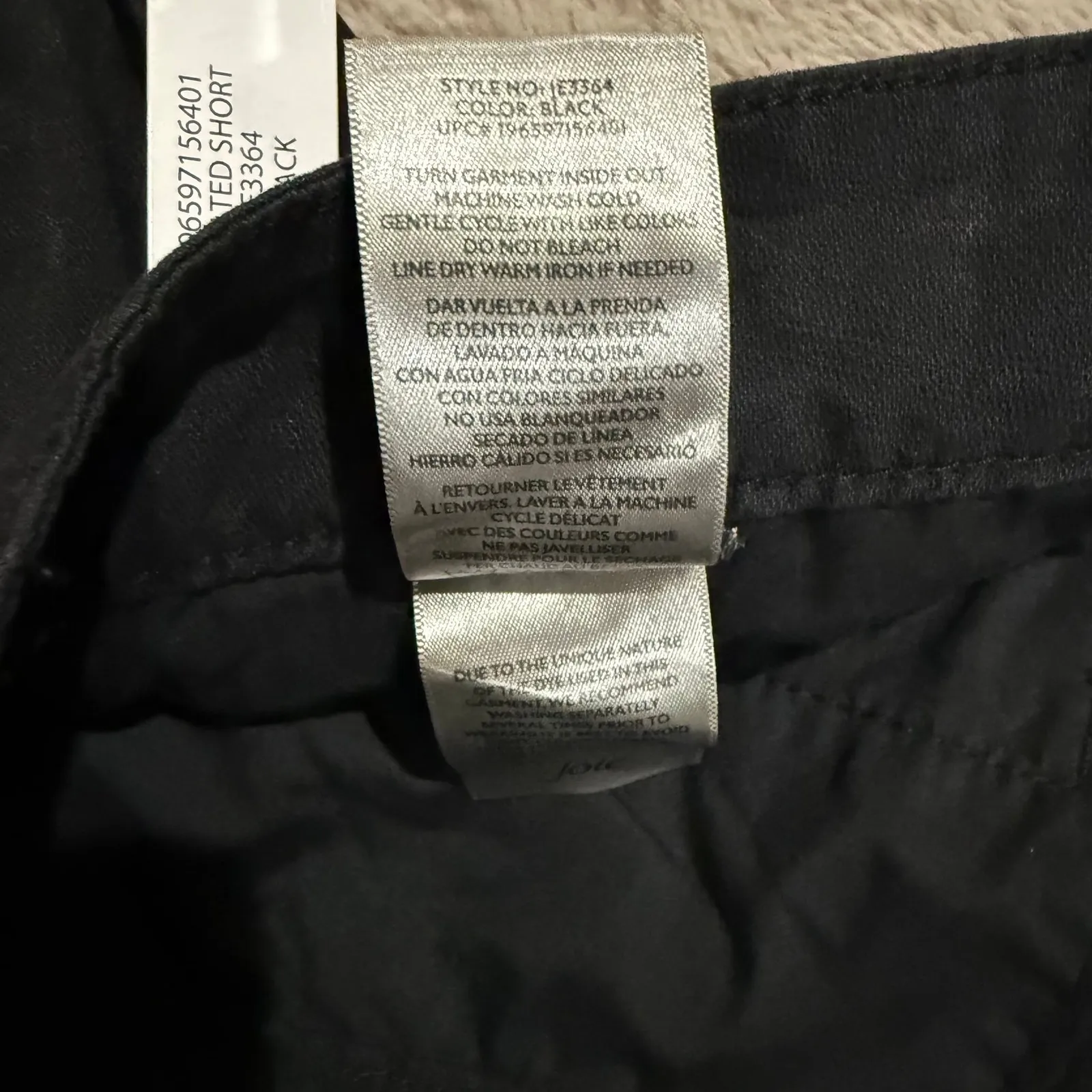 NWT JOIE High Waist Pleated Shorts‎ Size L Black Pockets Linen Blend - Image 10