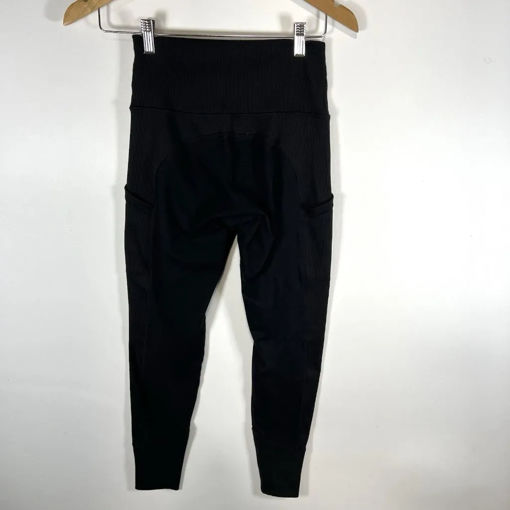 Lot Of 2 Aerie Leggings Green‎ & Black Hugger Legging Womens Sz S - Image 8