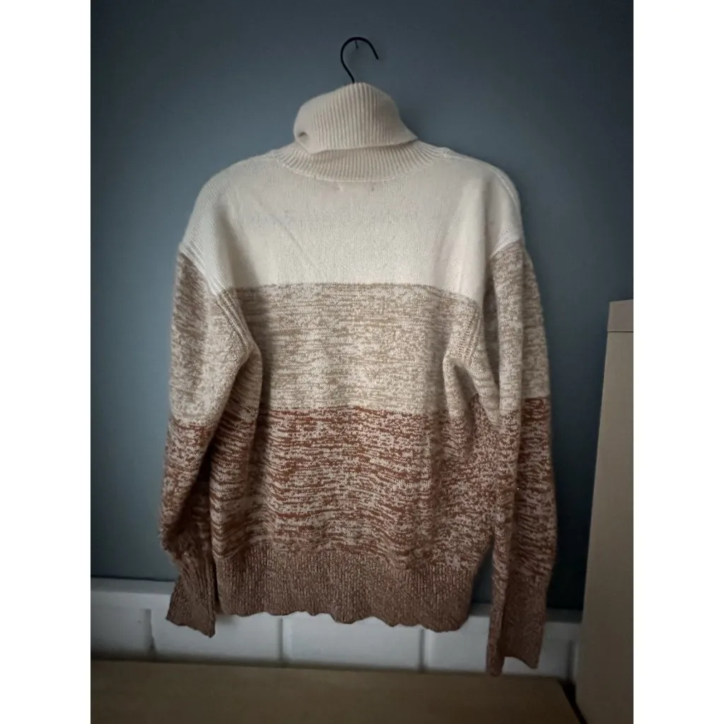 J. Crew Cashmere Colorblock Fold - Image 2