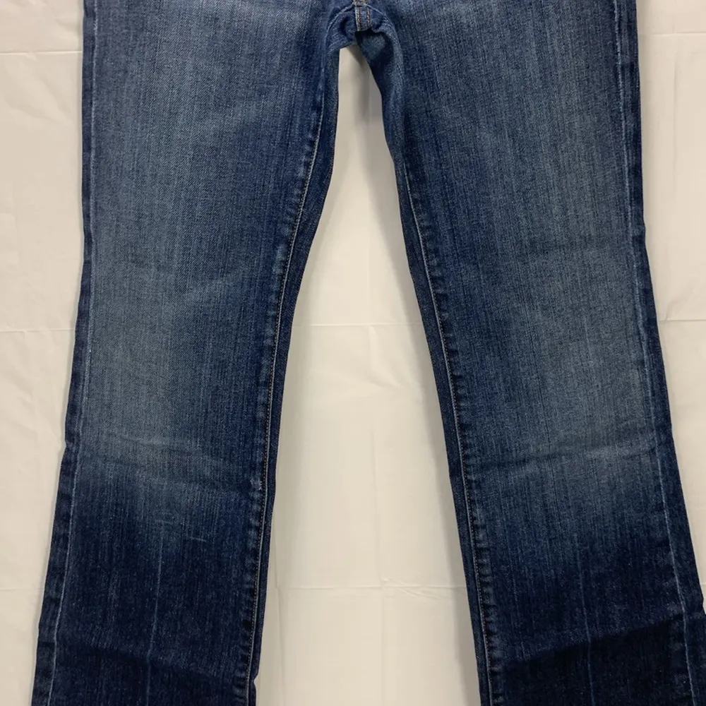 7 For All Mankind Mid Rise Boot Cut Medium Wash Jeans Size 27 - Image 4