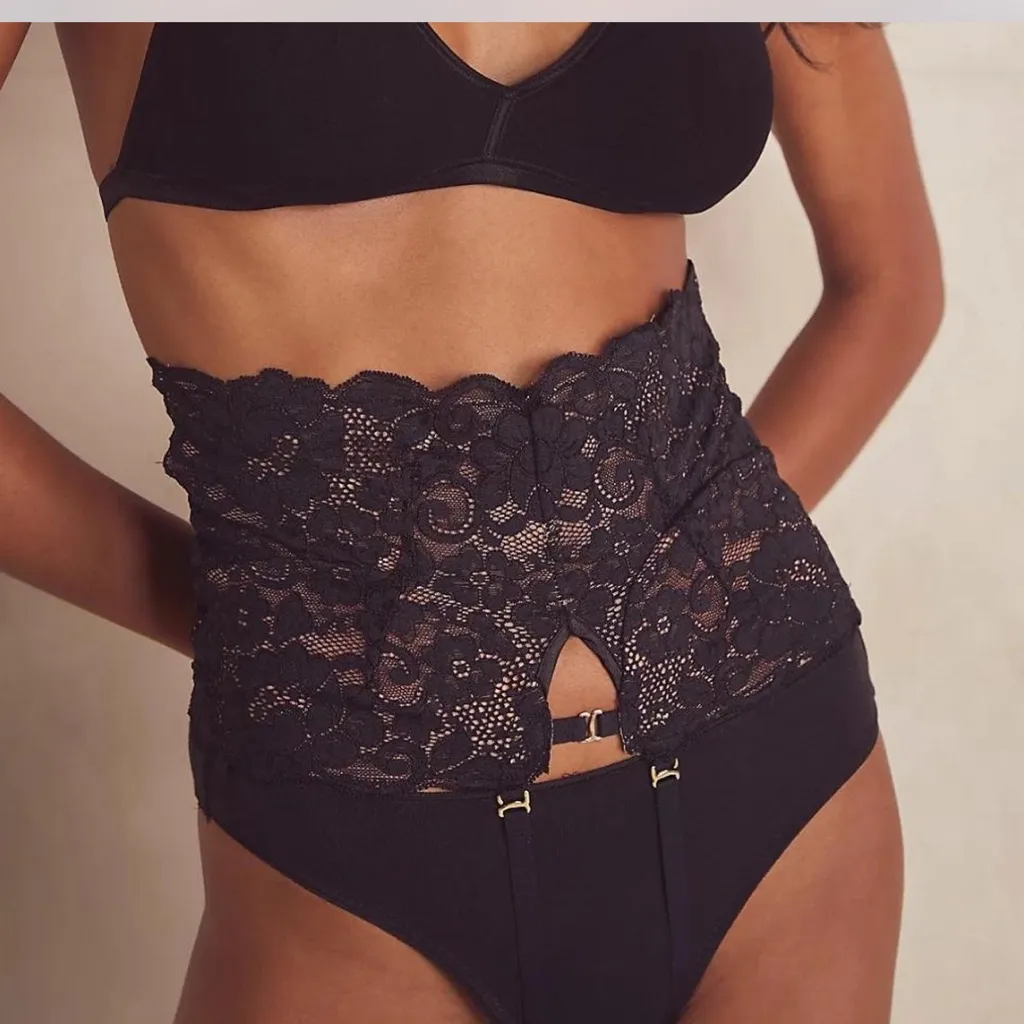 HAH Top 2 Bottom Cami Black Size L - Image 4