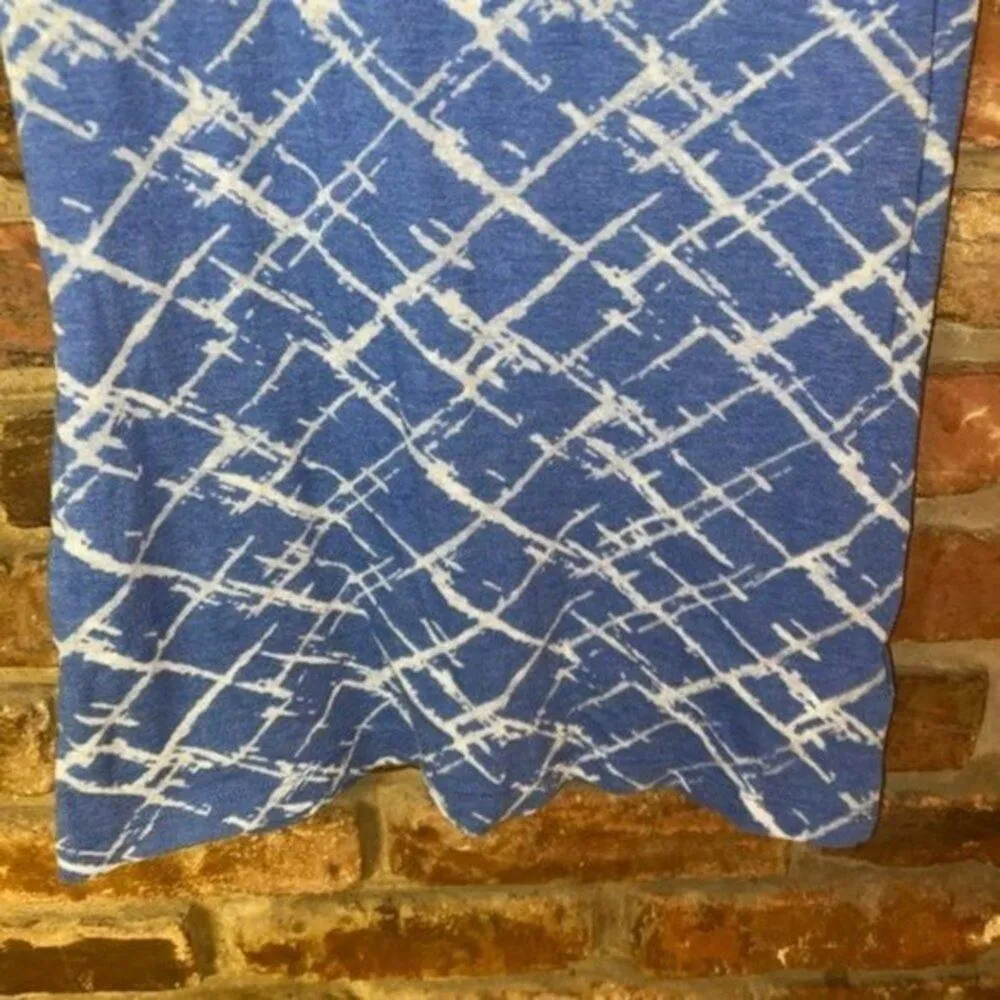 City Stars Blue Graphic Racerback Tank Top Women's Size Medium Size L - Image 5