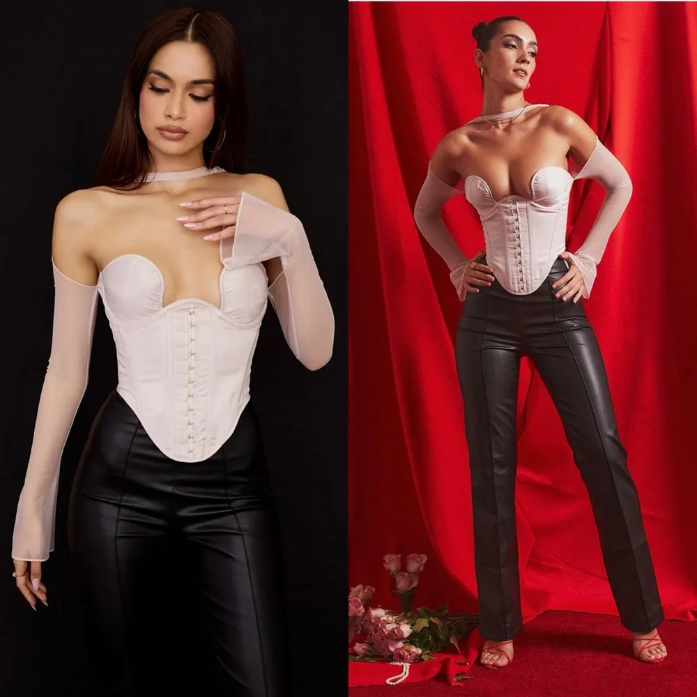 House Of CB  Mina Crystal Structured Corset Size XS EUC - Image 3