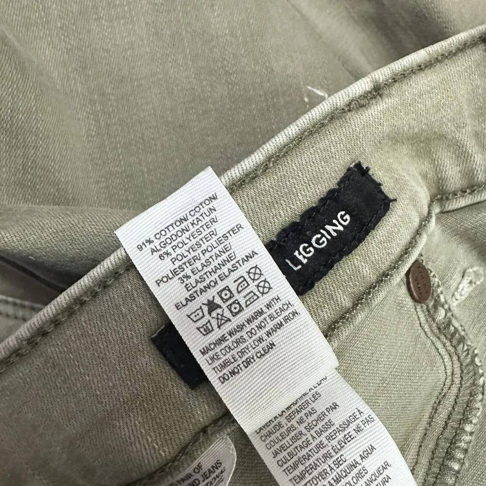 Lucky Brand  Women's Brooke Green Mid-Rise Legging Jean JEGGINGS Size 8/29 - Image 6