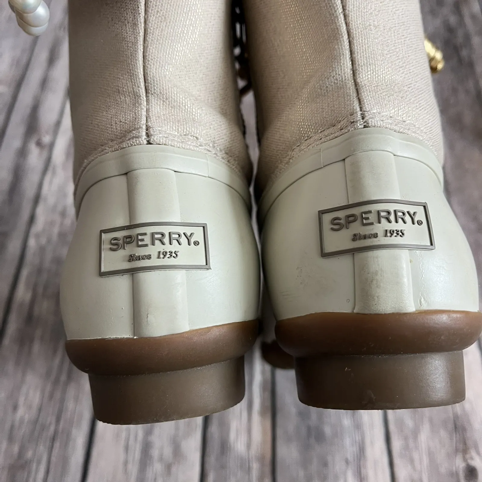 Sperry Saltwater Duck Boot Women US 7.5 EU 38 Top Sider Rubber Waterproof Rain - Image 10