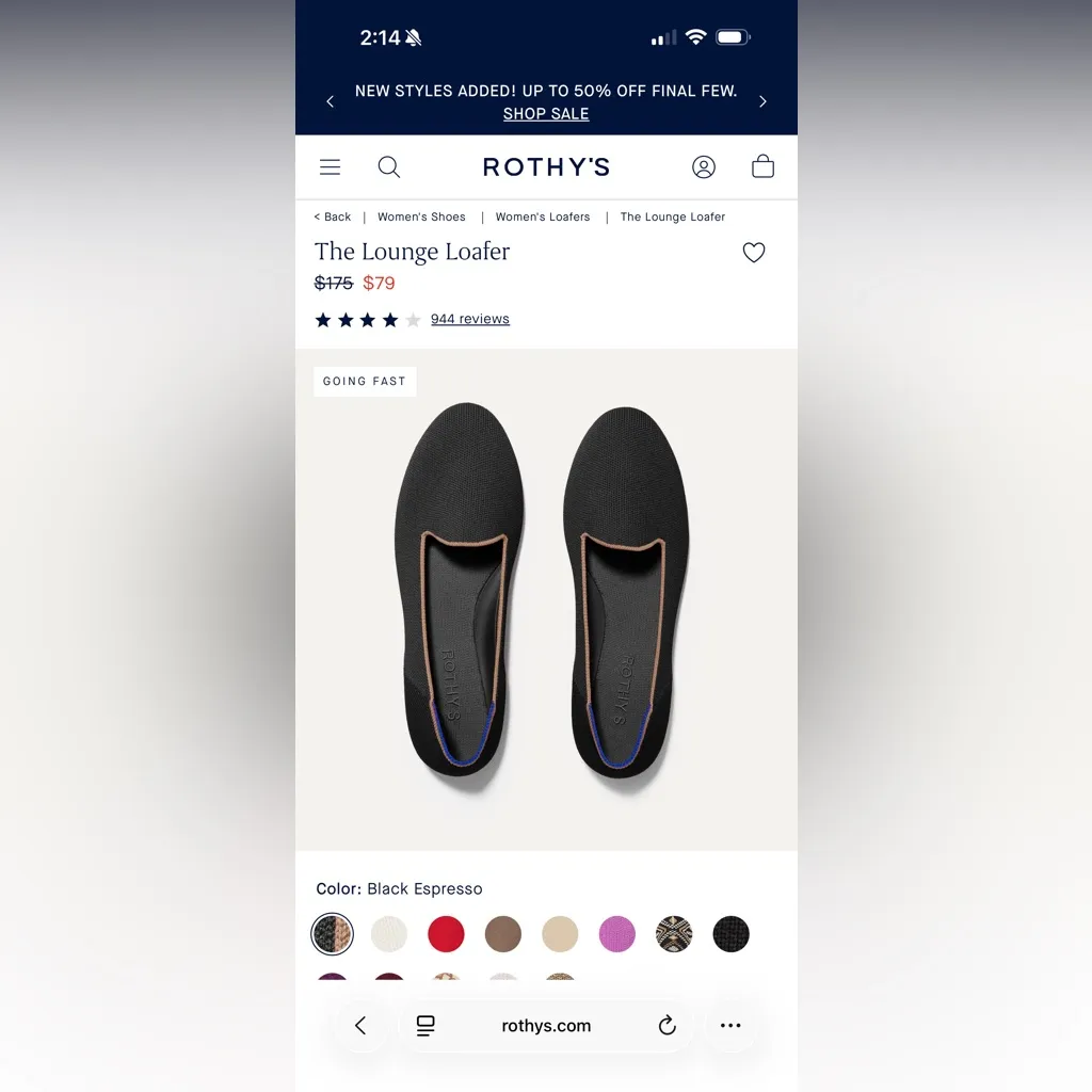 Rothy's Rothy’s “The Lounge Loafer” - Image 4