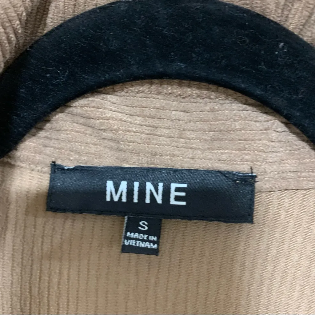 MINE Women's Brown Corduroy Moto Jacket NWOT - Image 3