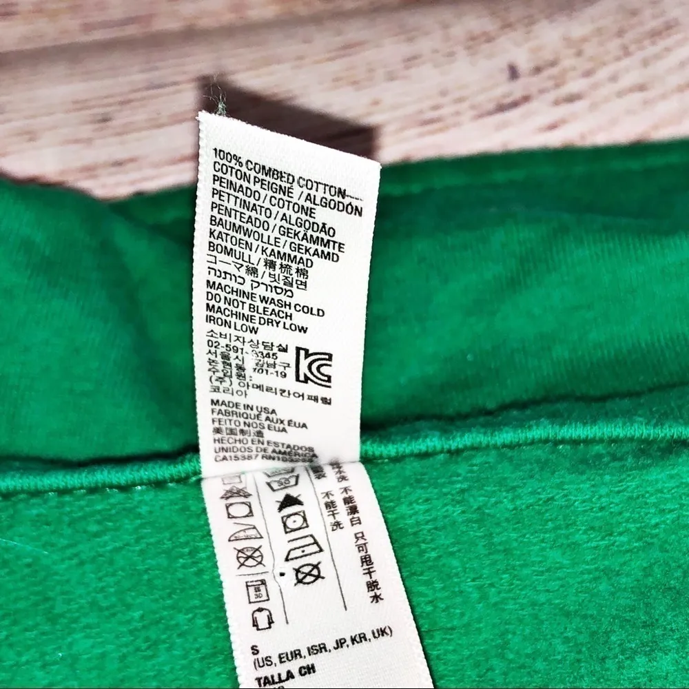 American Apparel Green Detroit's Own Track Jacket Size S - Image 9