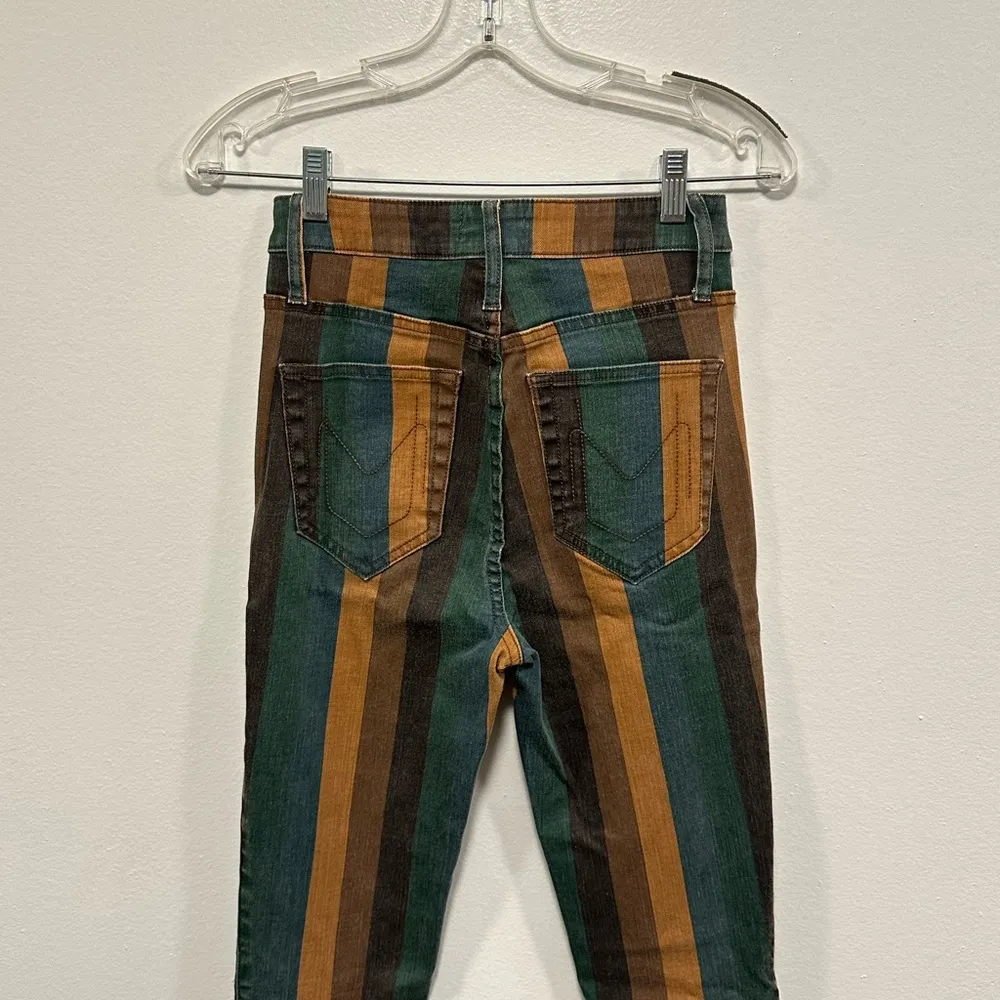Show Me Your Mumu bell bottom flare jeans! Striped bottoms size small / 26! - Image 3