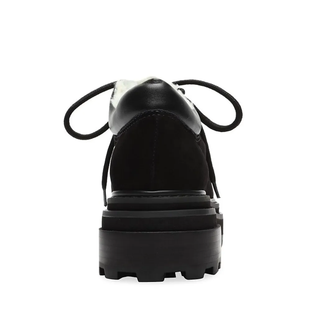 Schutz Lucille Faux Shearling-Lined Suede Hiking Boots Size 7 New in Dust Bag - Image 10