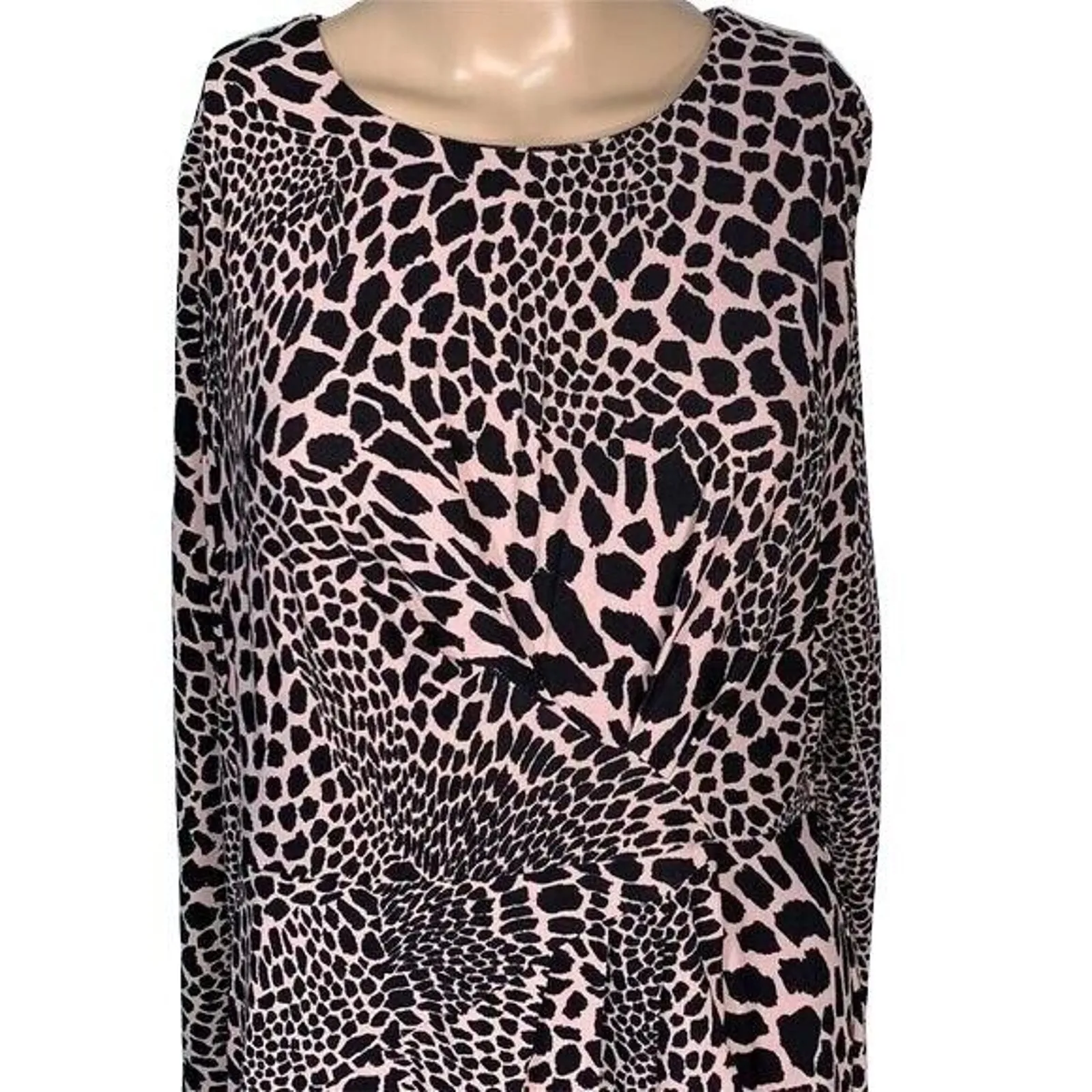 Alfani Womens Sheath Dress Stretchy Animal Cheetah Print Pink Black Small - Image 9