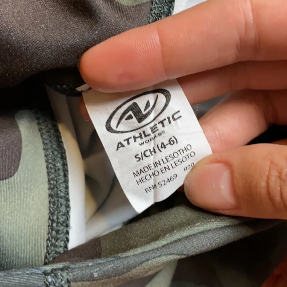 Athletic Works  ARMY PRINT SIDE POCKET LEGGINGS - Image 2