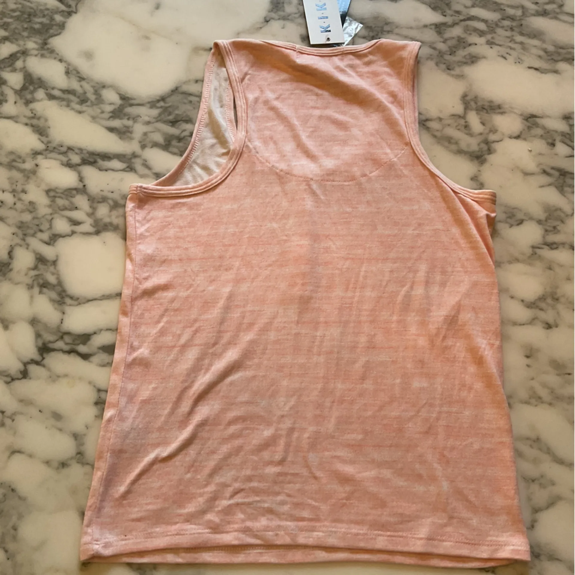 NWT Kikit Women's Coral Pink Henley Tank Top Sz S - Image 4