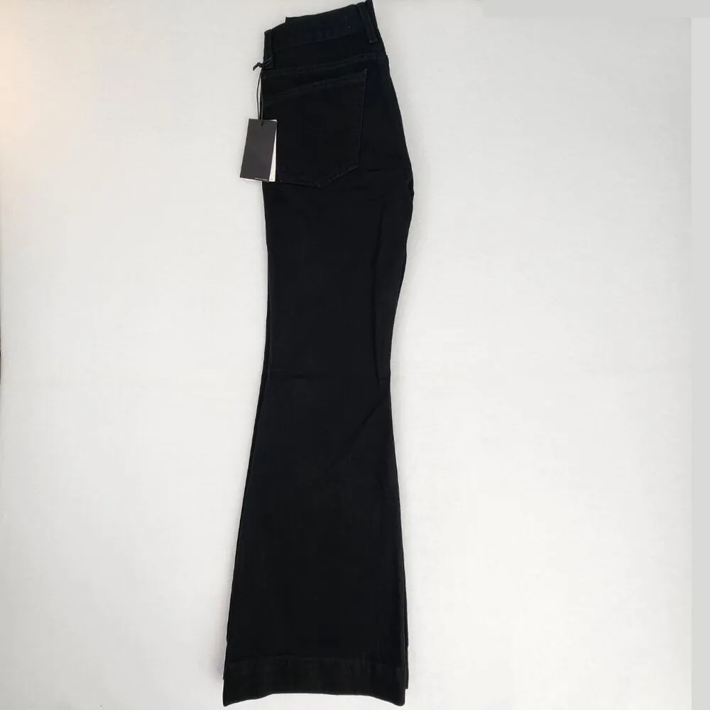 Re/Done Women's Originals 70s Low Rise Bell Bottom Jeans Size 24 Black New - Image 5