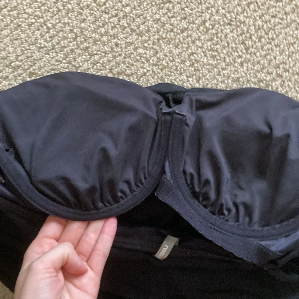 NEW Lands’ End Black Women’s Swimsuit Top Tankini Front Twist Padded Size 10 NWT - Image 8