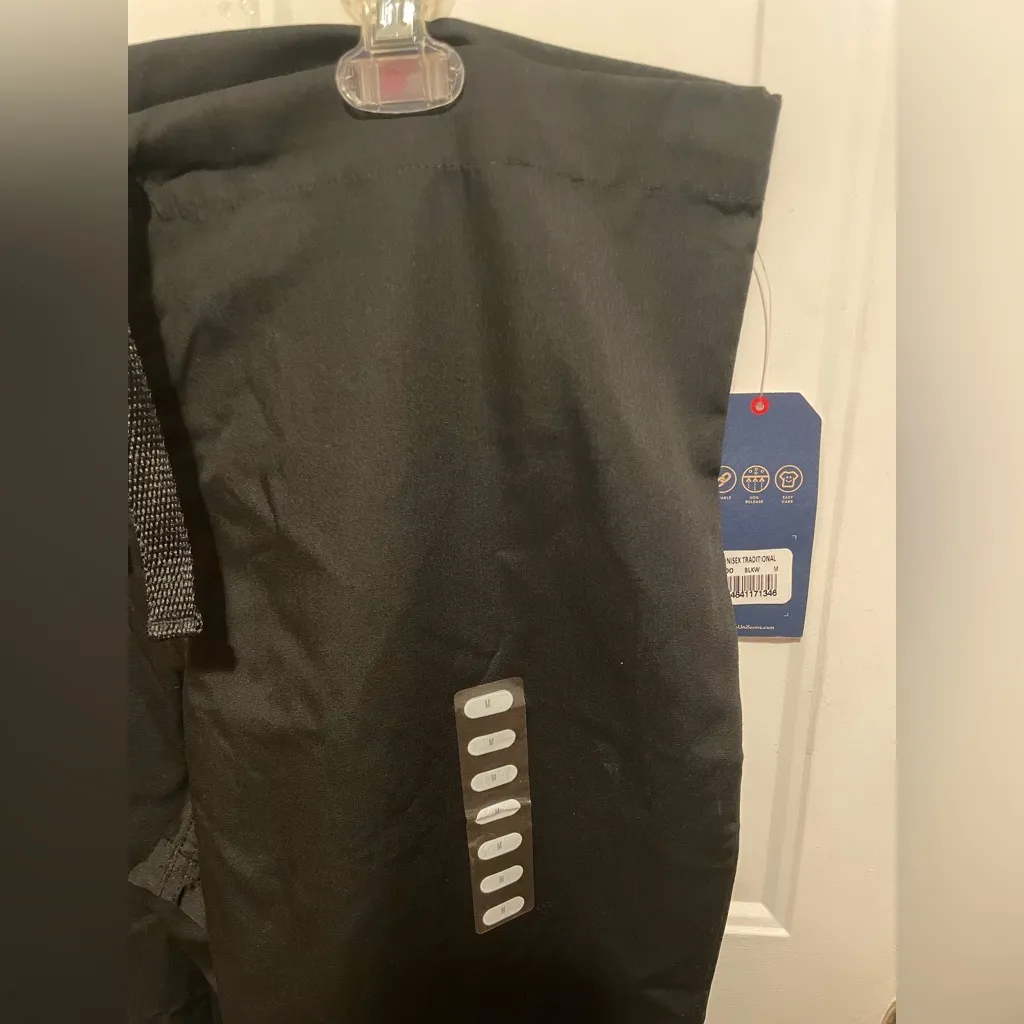 Cherokee workwear black drawstring scrub pants - Image 2