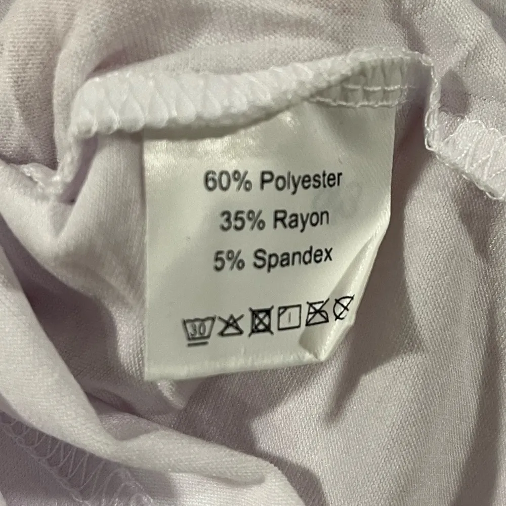 White V-Neck Shirt - Image 6