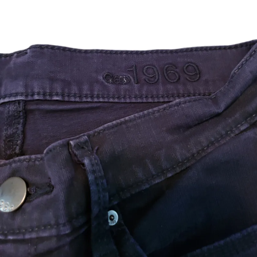 Gap Jeans Size 26 Skinny Gap 1969 Legging Jean Women's Blue Denim Pants Low Rise Jeans  - Image 6