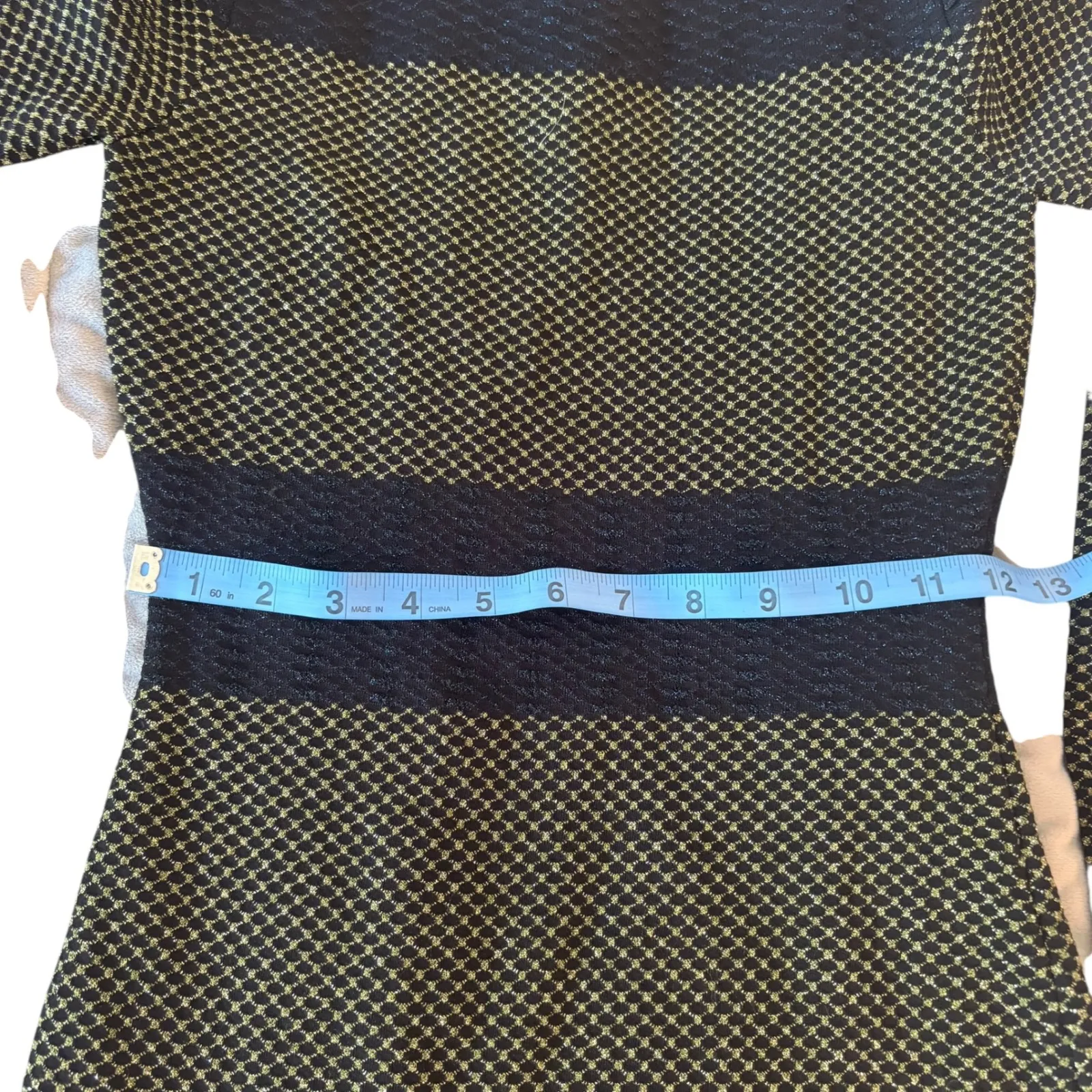 Torn by Ronny Kobo retro metallic cocktail dress. Bodycon and stunning! Small‎ - Image 6