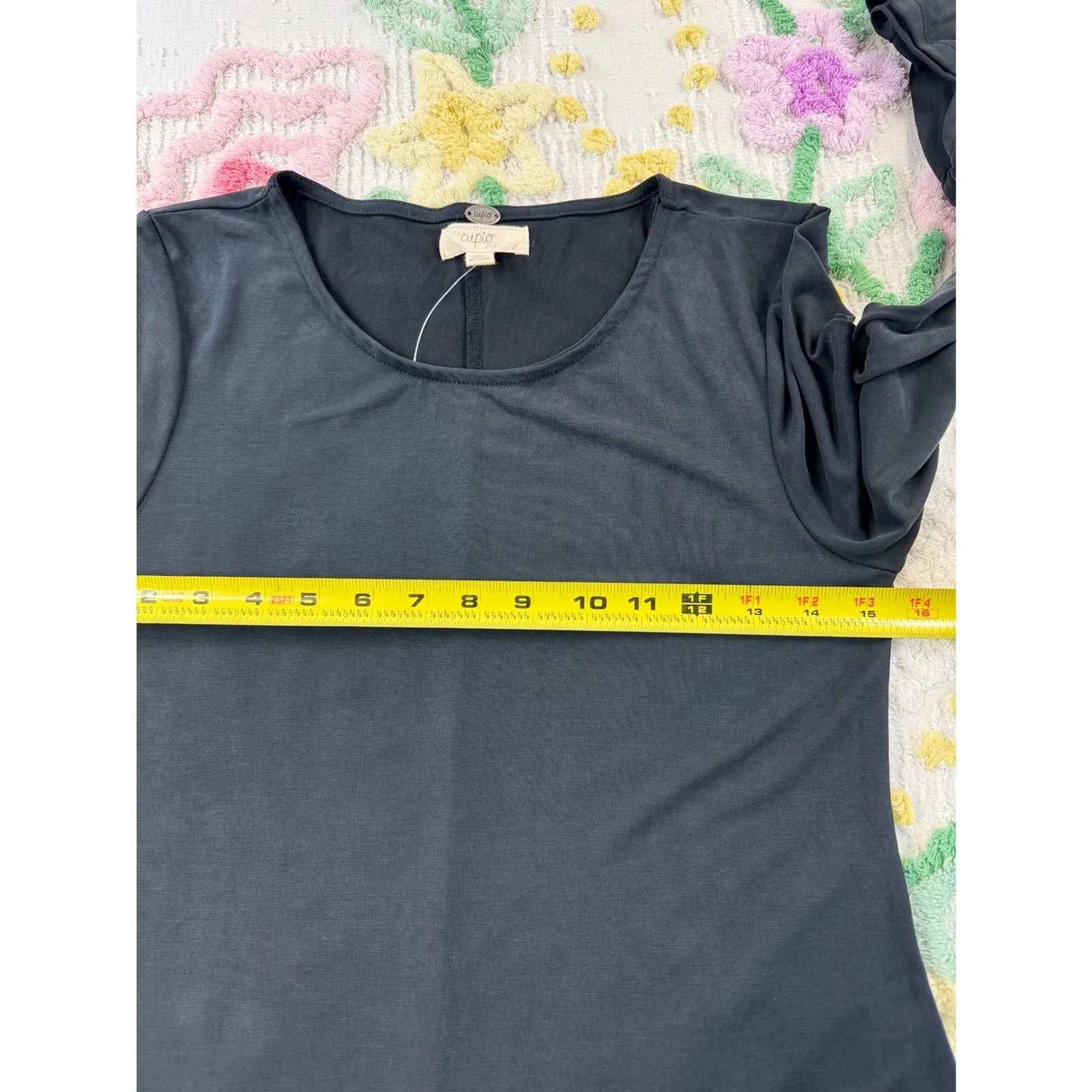 Cupio Black Long Sleeve Tie Sleeve A-Line Dress Women's S/P - Image 5