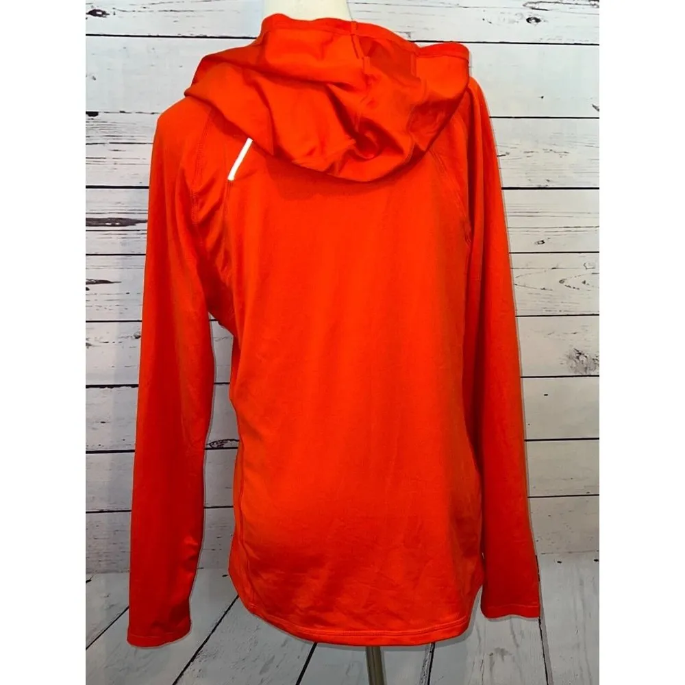 Athleta Plushtech Wrap Front Hoodie Pullover Sweatshirt Medium 930287 Reflective - Image 3