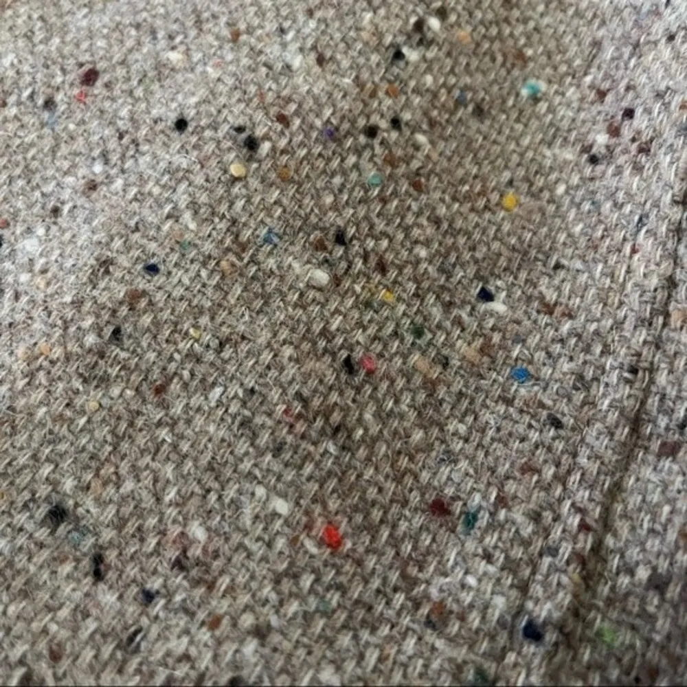 THE VILLAGER Suit Beige Speckled Skirt Blazer Suit Vintage Wool Tan Size undefined - Image 13