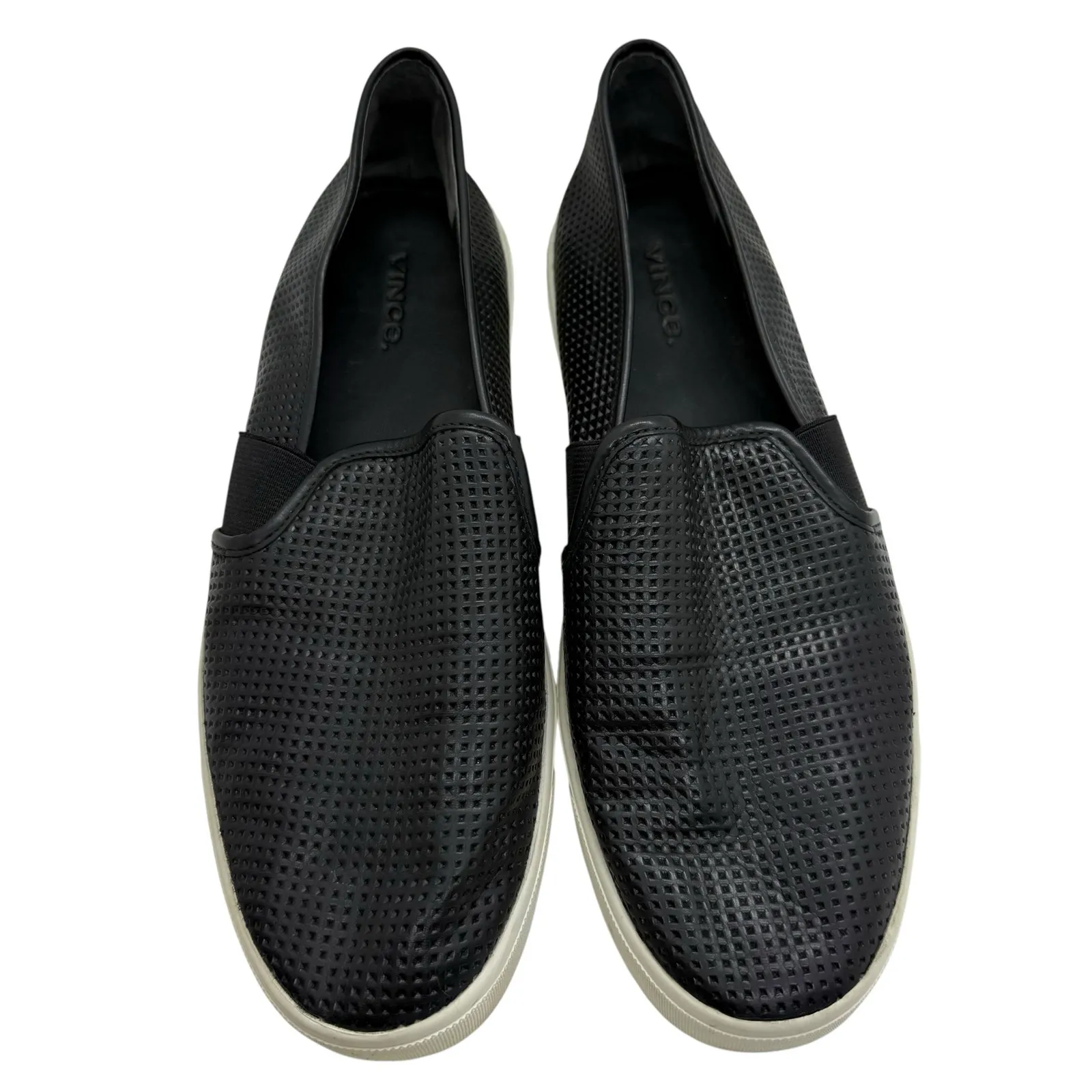 Vince Perforated Leather Blair Sneaker Black size‎ 9 - Image 2