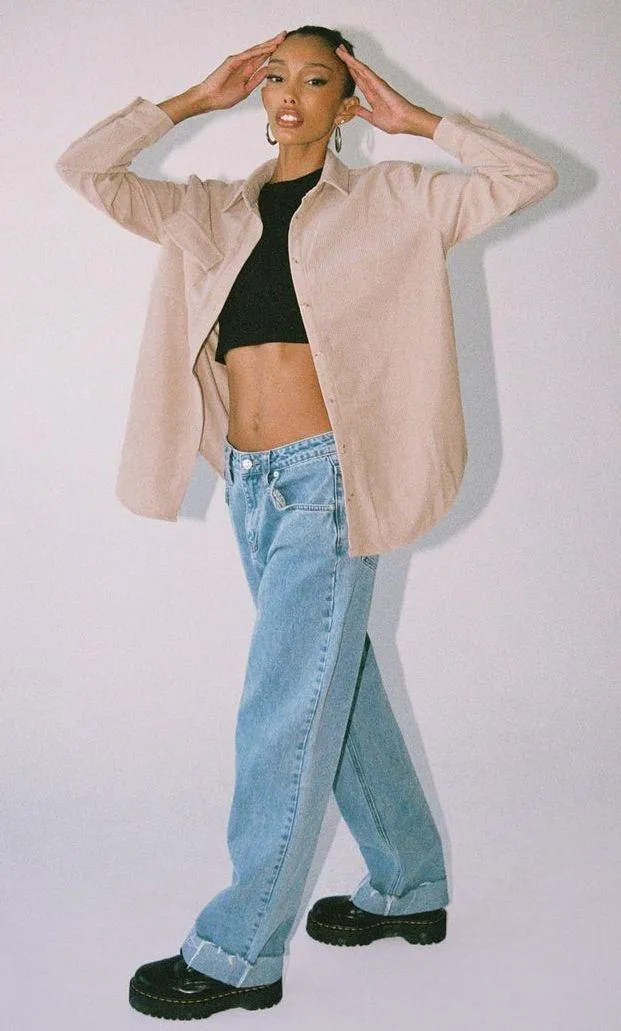 Rylan Shirt in Beige - Image 7