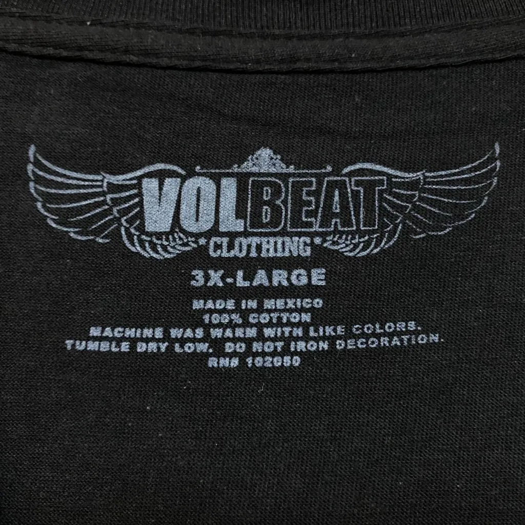 Volbeat Let Boogie Live from Telia Parken Groove Metal Tee 3X - Image 4