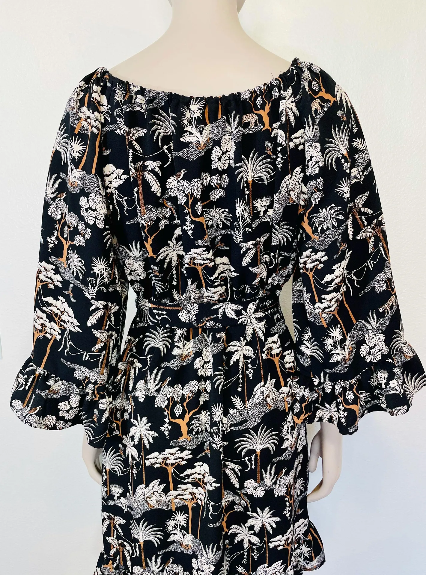 African Safari Print Dress - Image 7