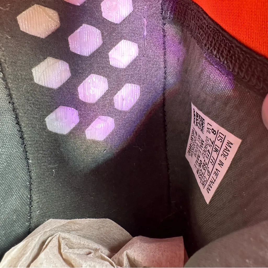 adidas Green and Orange Athletic Shoes - Image 14