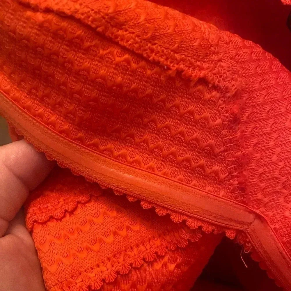 Express cocktail dress, bright neon red, XS - Image 6