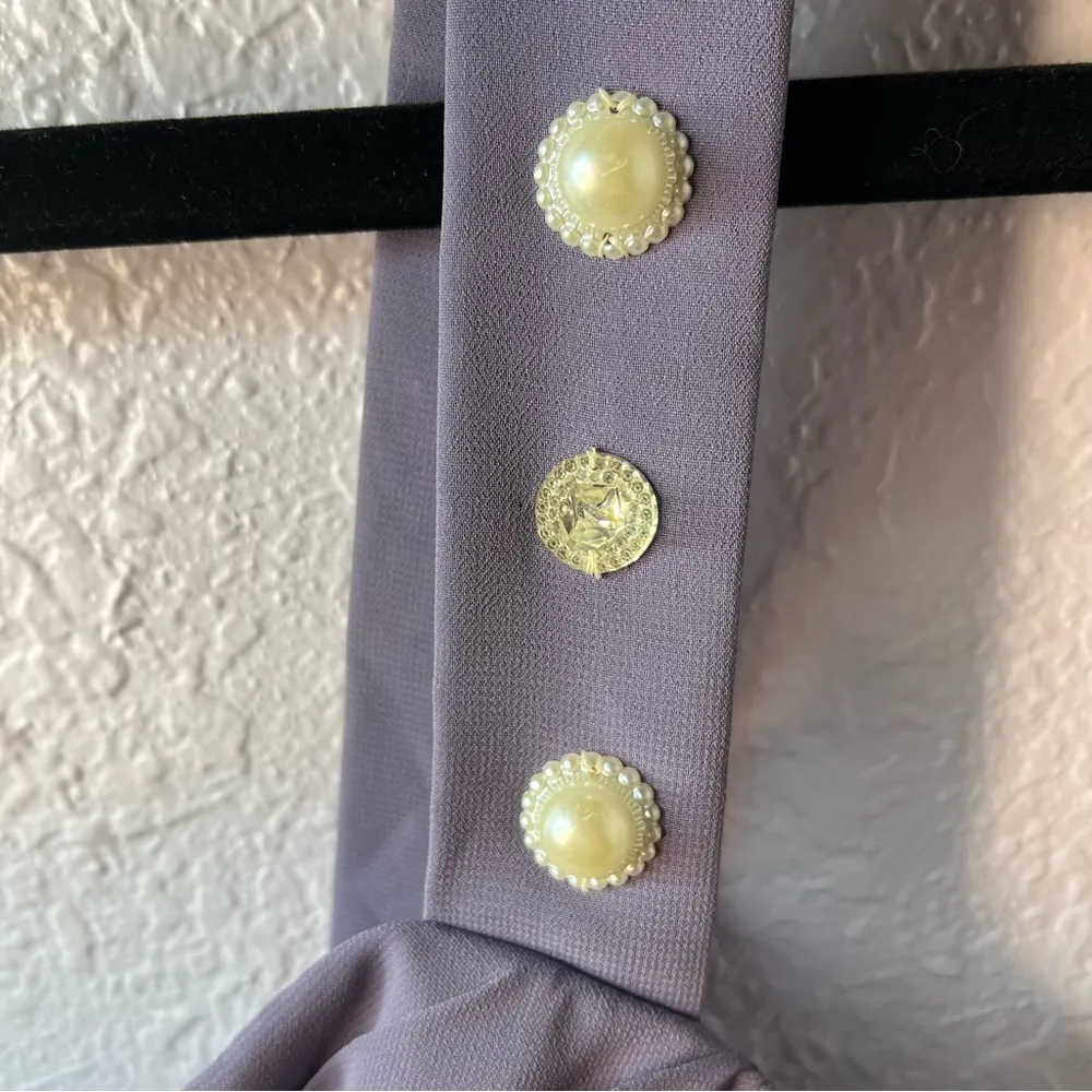 Alfred Angelo Party Dress Single Strap Victorian Lilac Size 10 New! - Image 4