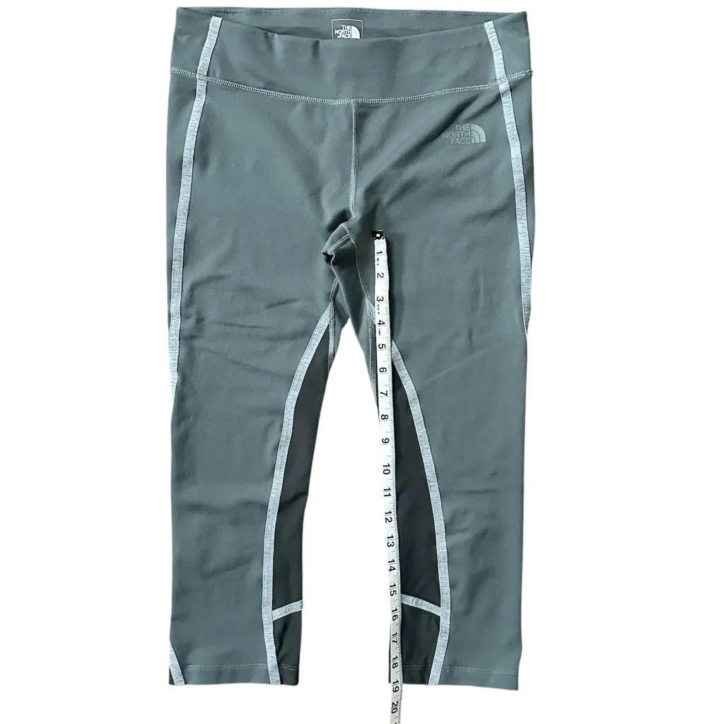 The North Face Dynamix Low Rise Cropped Leggings Green Size Medium - Image 6