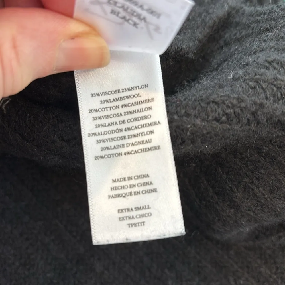 Rails Black cashmere and lambswool Turtleneck long sleeve relaxed fit sweater - Image 8