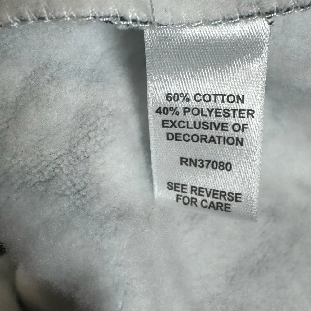 JM Active ivory and green paisley print soft brushed hoodie size medium NWT - Image 9