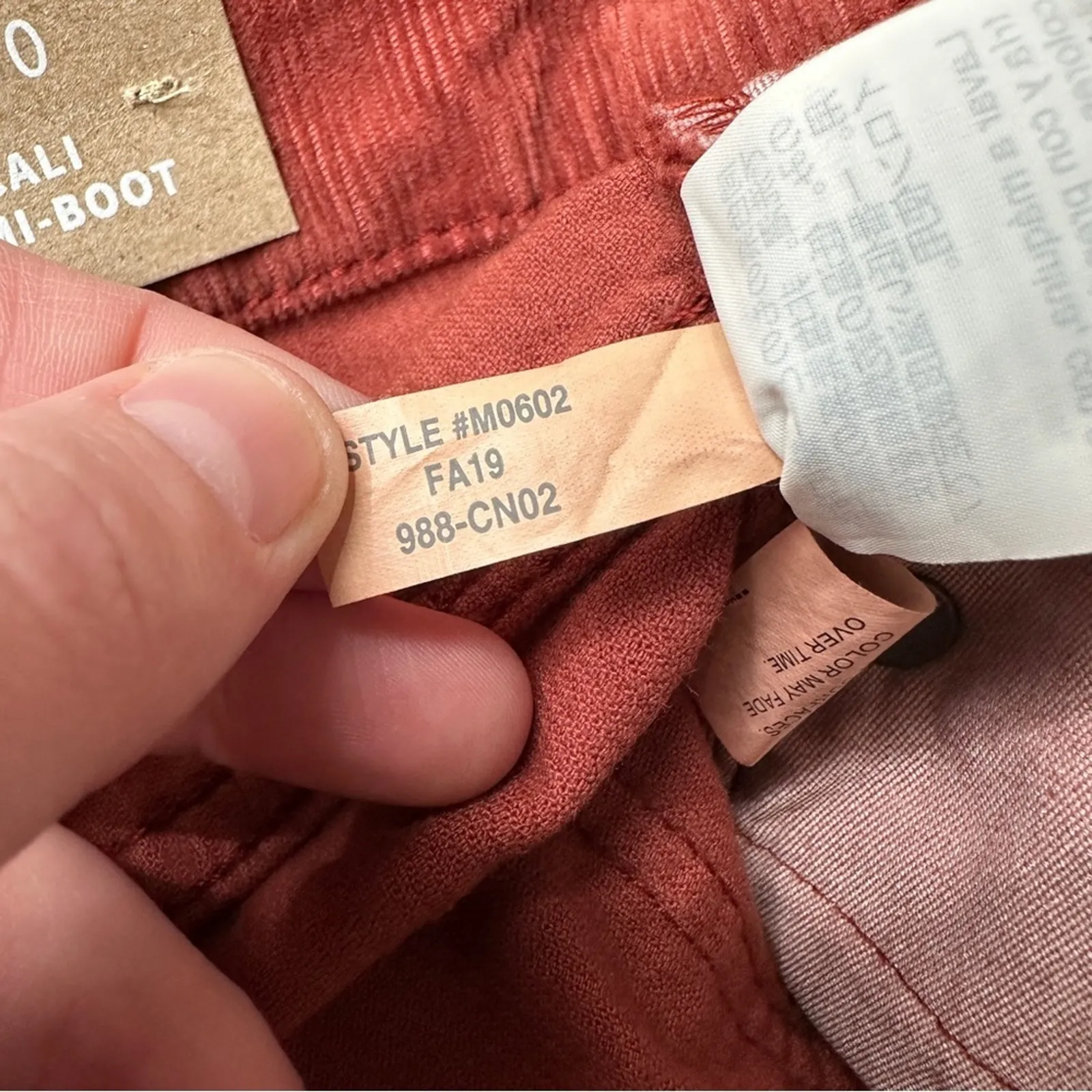 Madewell‎ Cali Demi-Boot Jeans in Corduroy: Button-Front Edition Sz 30 NEW - Image 11