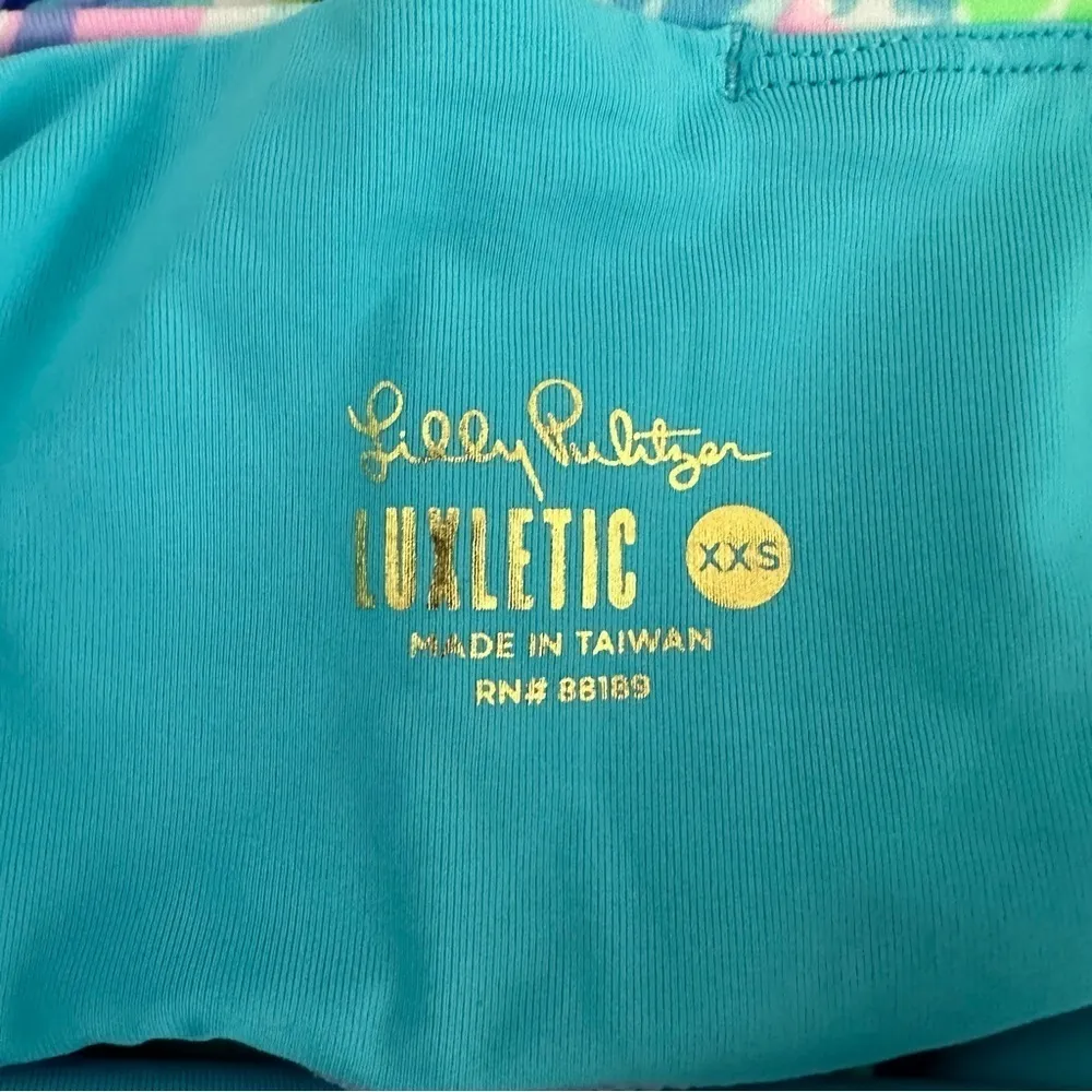 Lilly Pulitzer Weekender High Rise Cropped Legging Shell of a Party Size XXS - Image 5