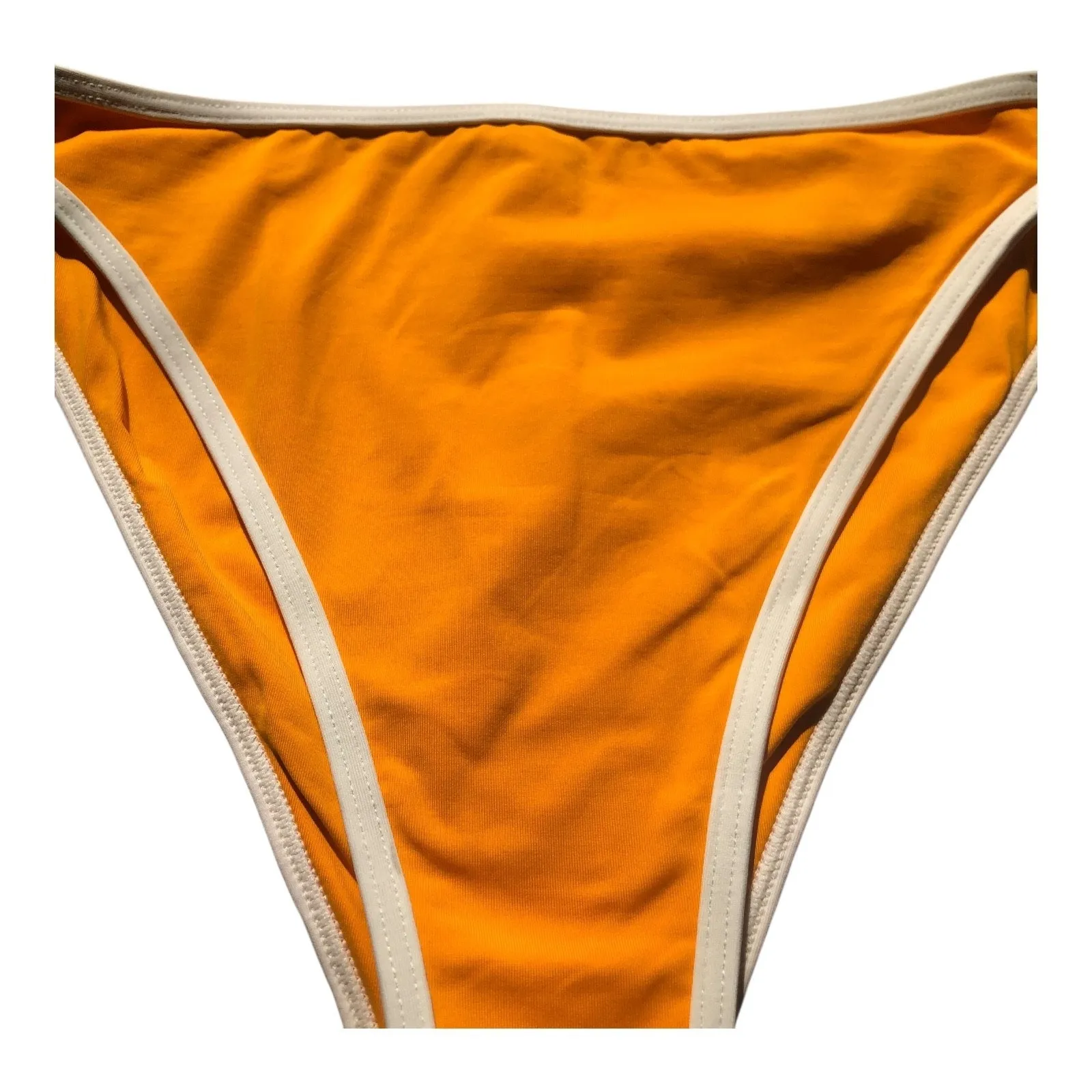 LSpace Bitsy Cut Nora Bikini Bottom Mango Cream Women's Size Small NWT - Image 4