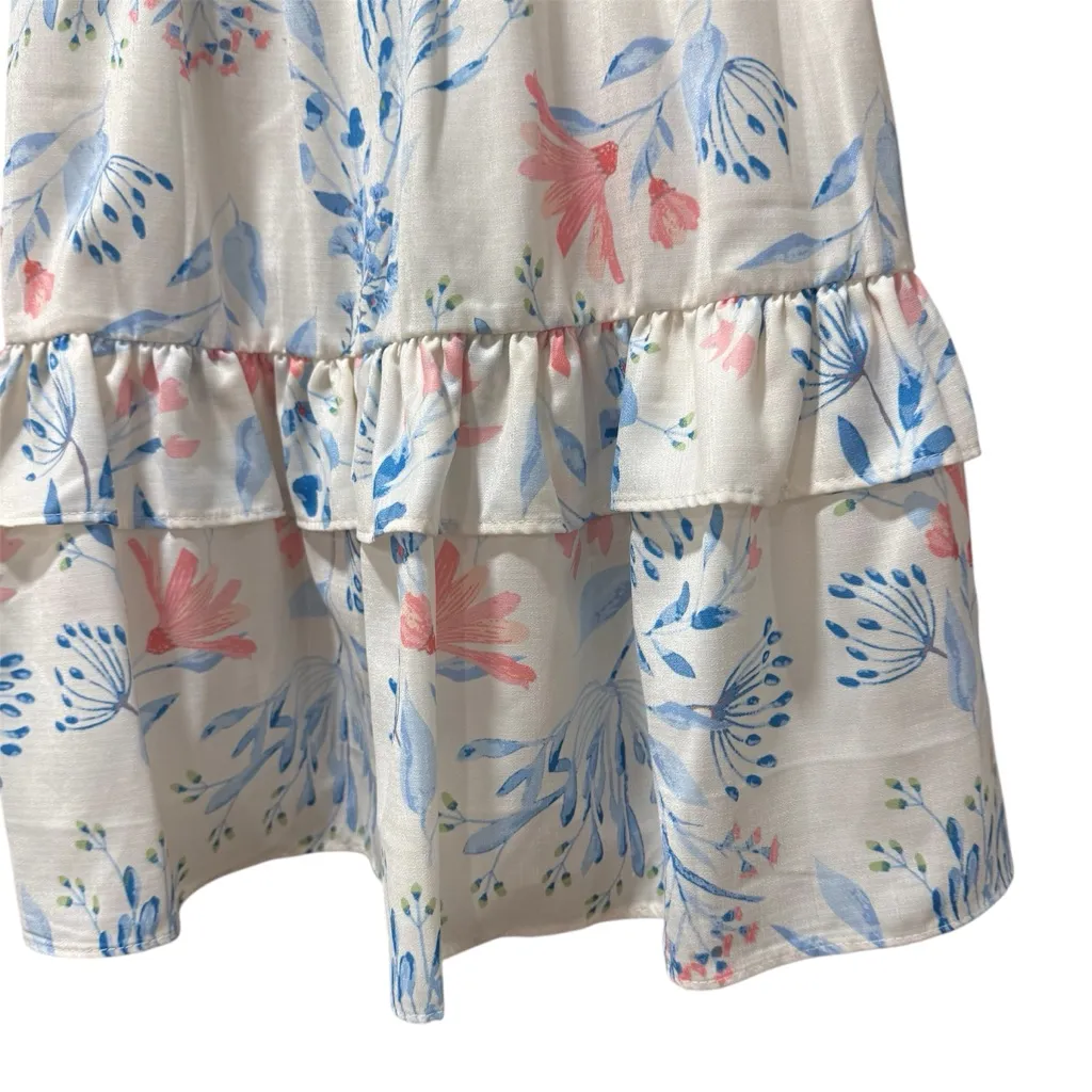 Aura Floral Wrap Dress - Image 3